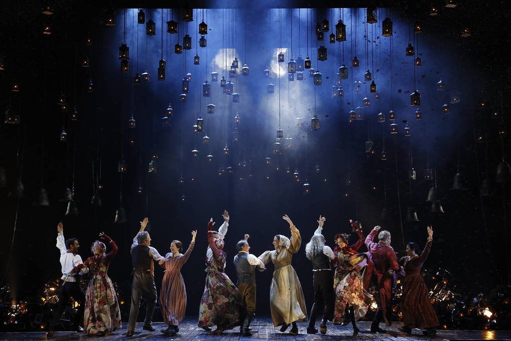 ensemble cast of A Christmas Carol