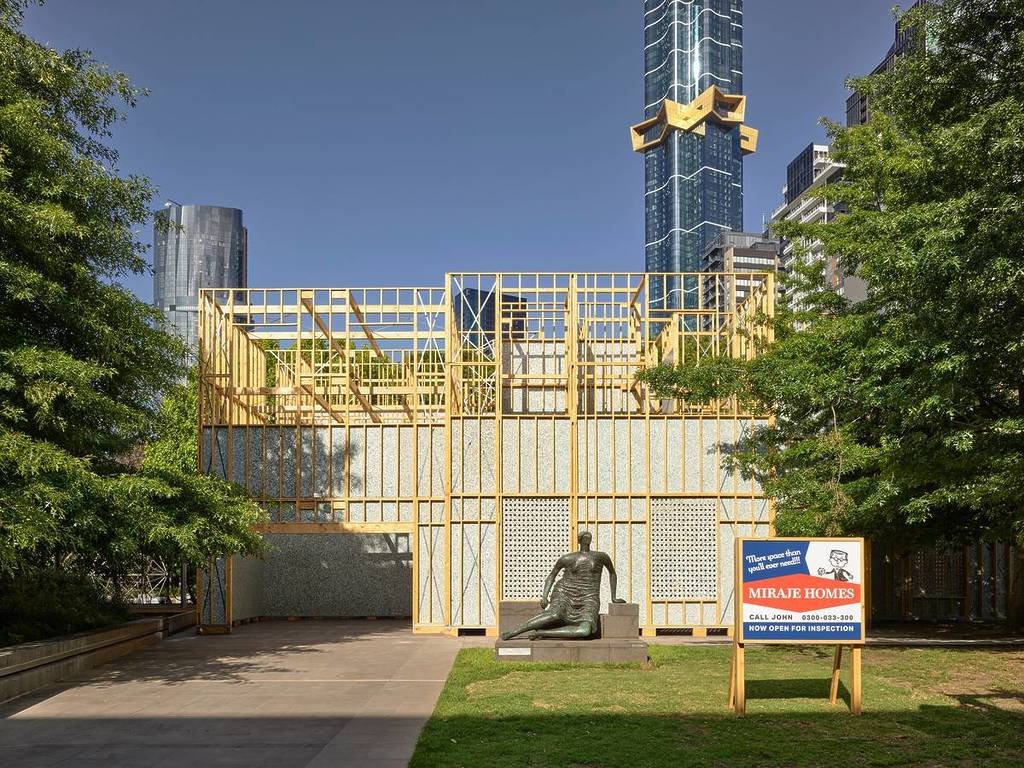 a house installation at NGV