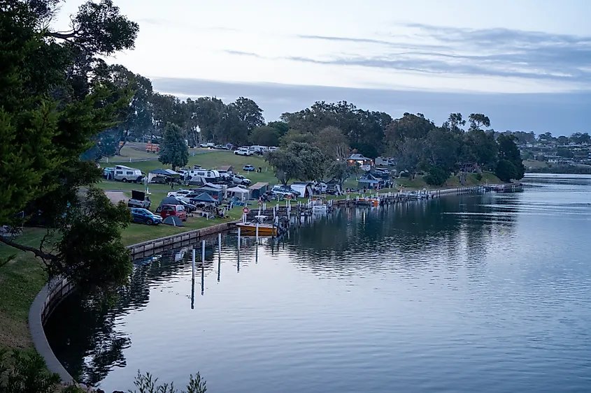 Coastline along Mallacoota in Victoria.