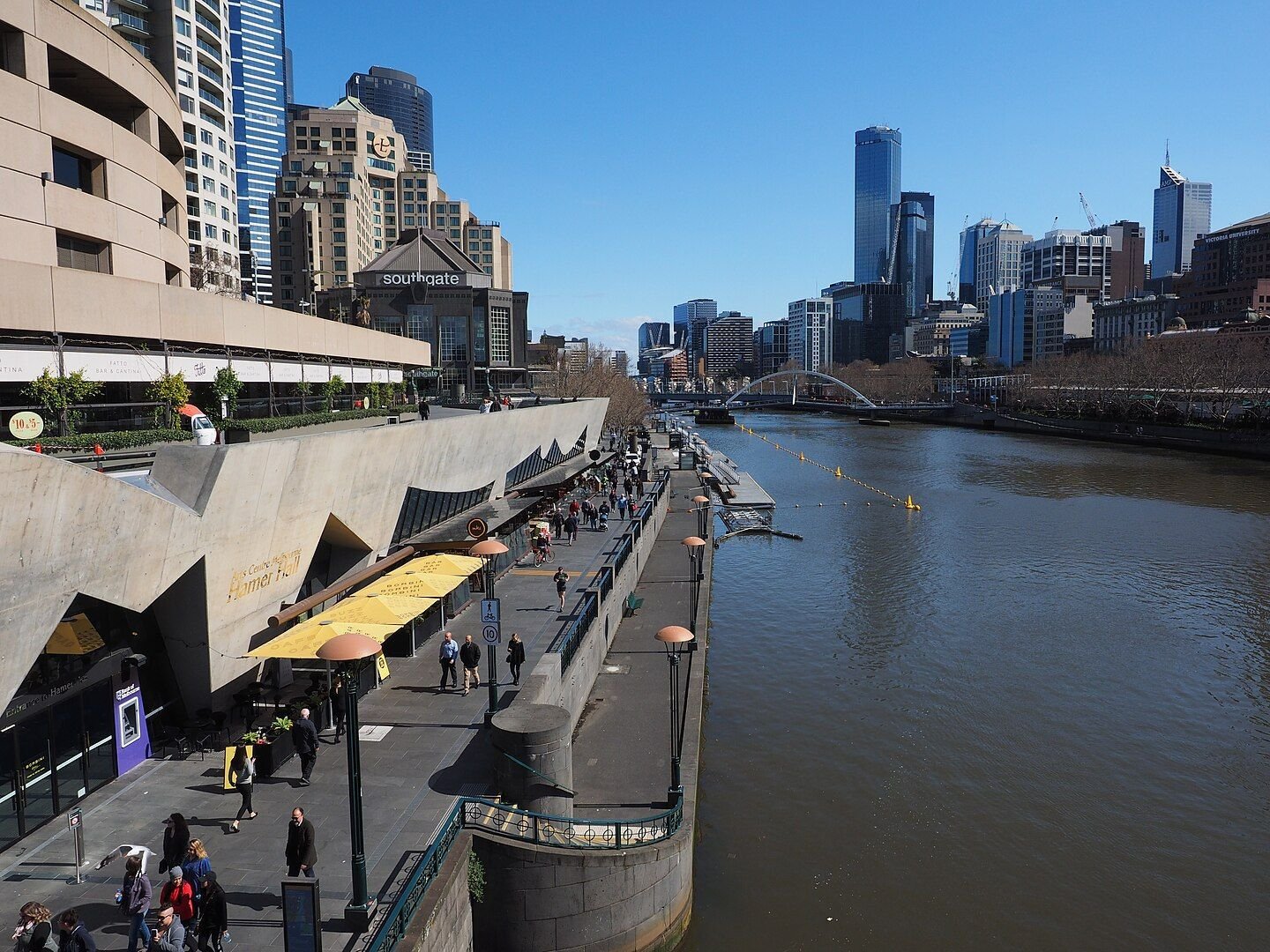 melbourne places to visit - Southbank Promenade